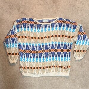 United Colors Of Benetton Multicolor Crewneck Sweater